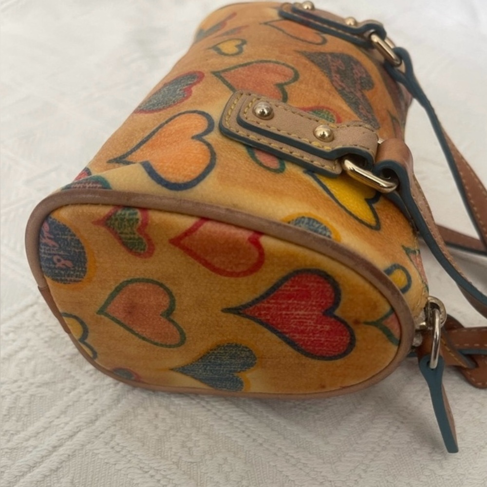 Dooney & Bourke Vintage Y2K Mini Barrel Bag Rainbow Zipper - Picture 6 of 16